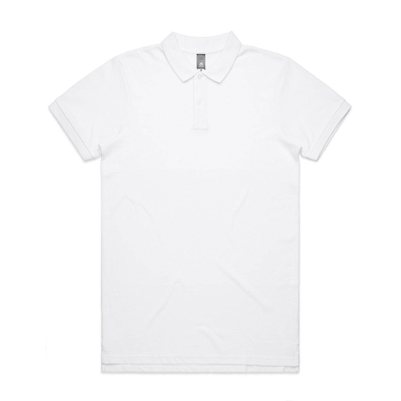 5411 pique polo white
