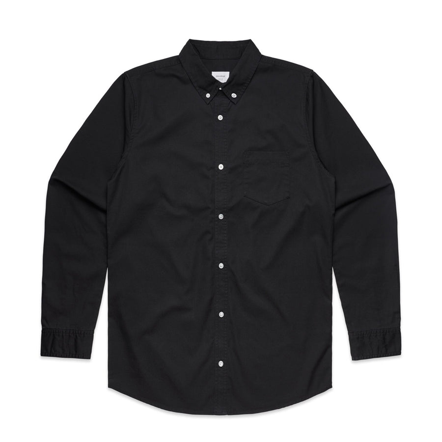 5414 denim wash shirt black
