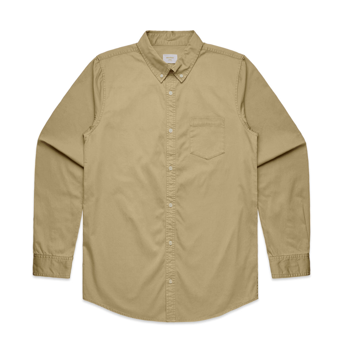 5414 denim wash shirt khaki