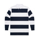 5416 rugby stripe white/navy