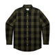 5417 check shirt army/black