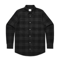 5417 check shirt coal/black