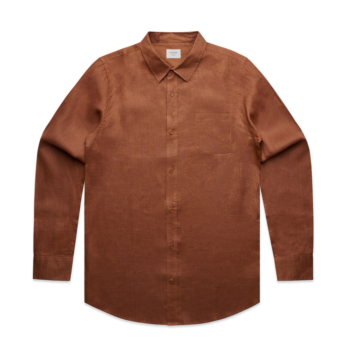 5418 linen shirt clay