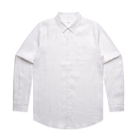 5418 linen shirt white