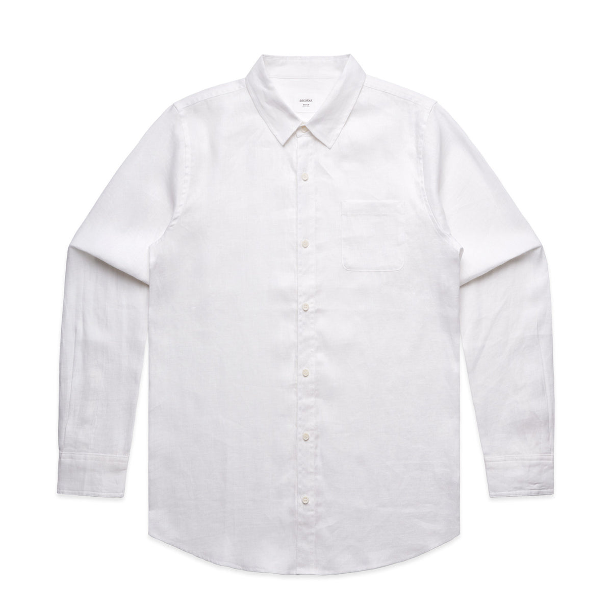 5418 linen shirt white