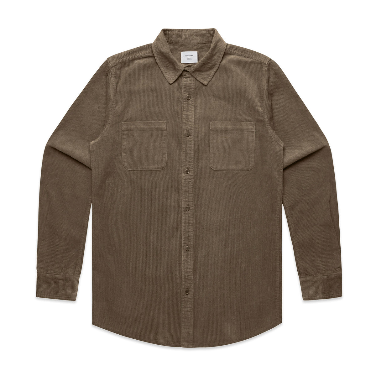 5419 cord shirt walnut