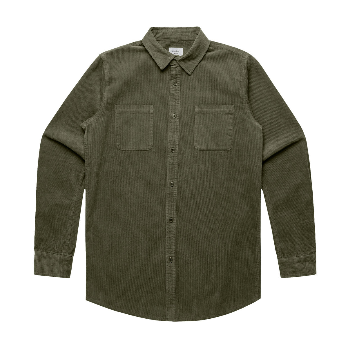5419 cord shirt army