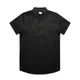 5420 linen ss shirt black
