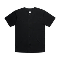 5423 heavy baseball jersey black