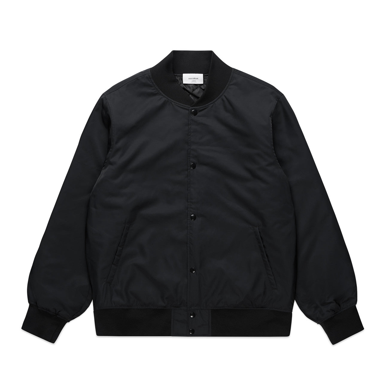 5511 college bomber jacket black