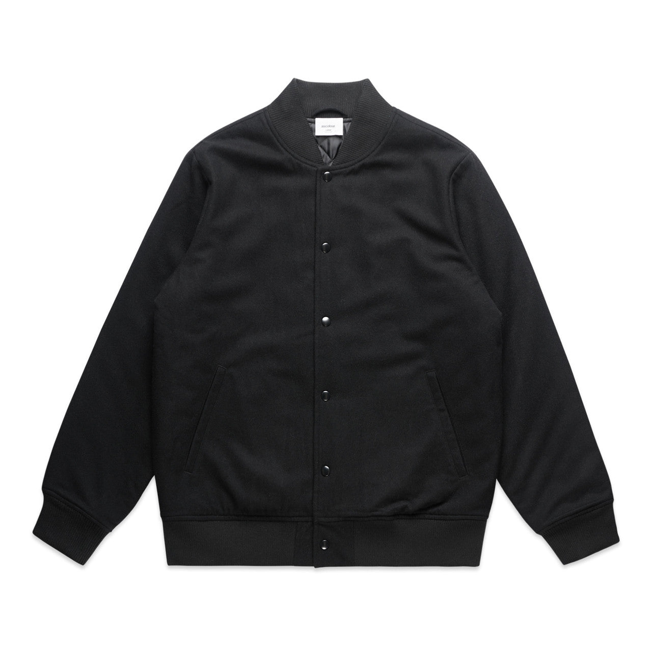 5512 felt bomber jacket black