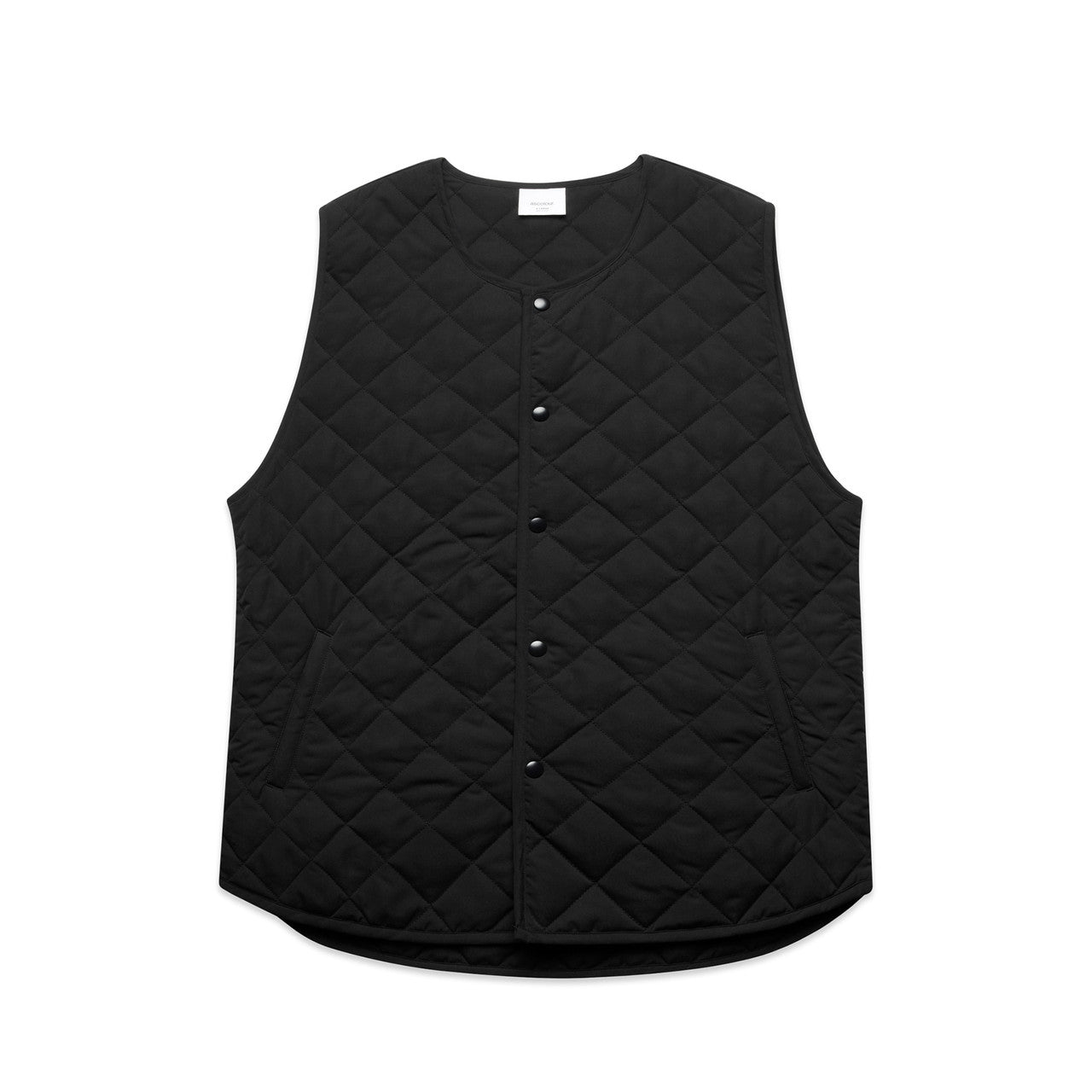 5531 quilted vest black