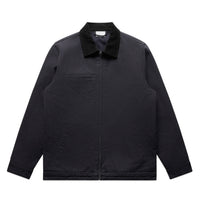 5533 canvas cord collar jacket ink blue