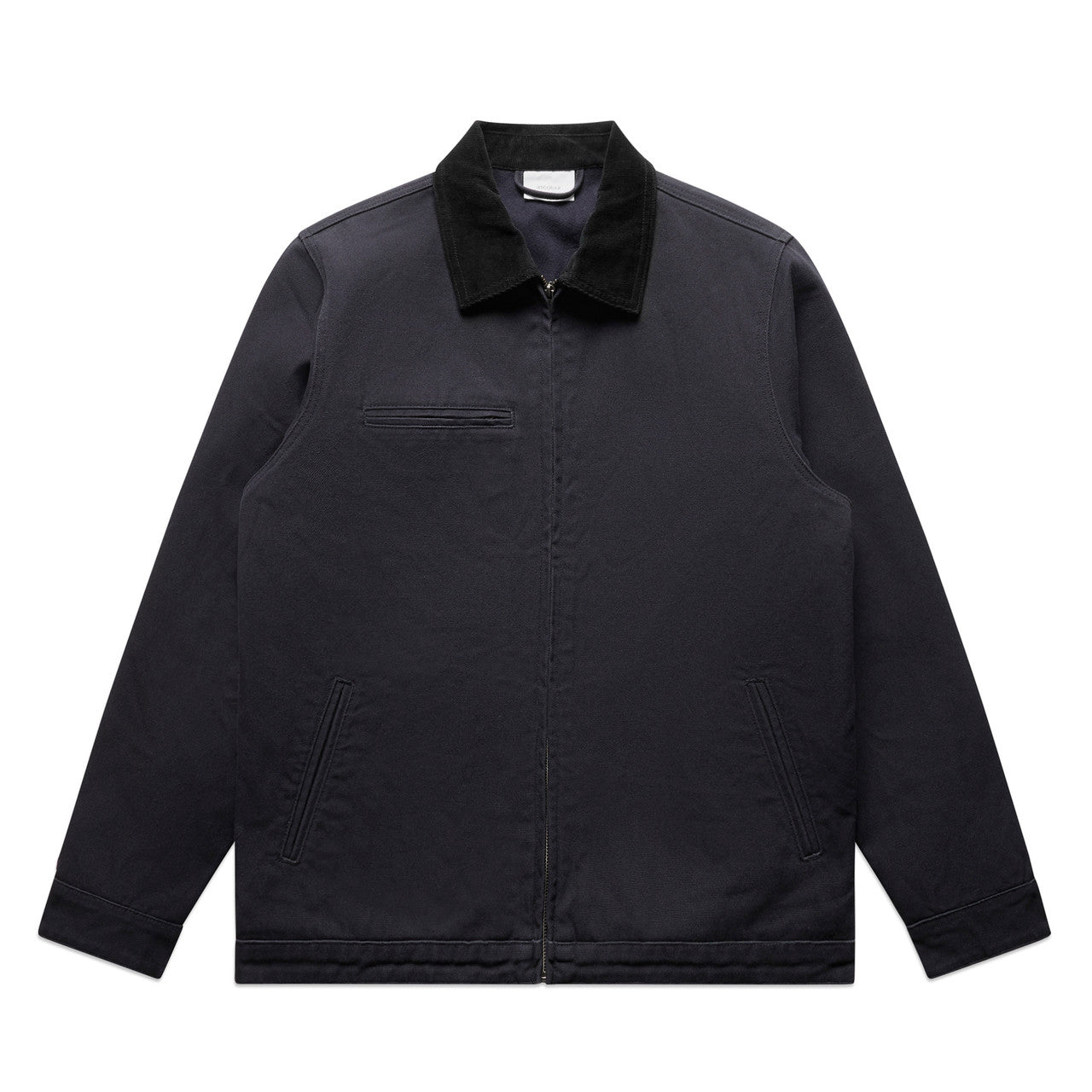 5533 canvas cord collar jacket ink blue