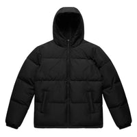5590 hooded puffer jacket black