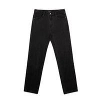 5830 straight jean washed black