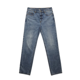 5830 straight jean washed blue