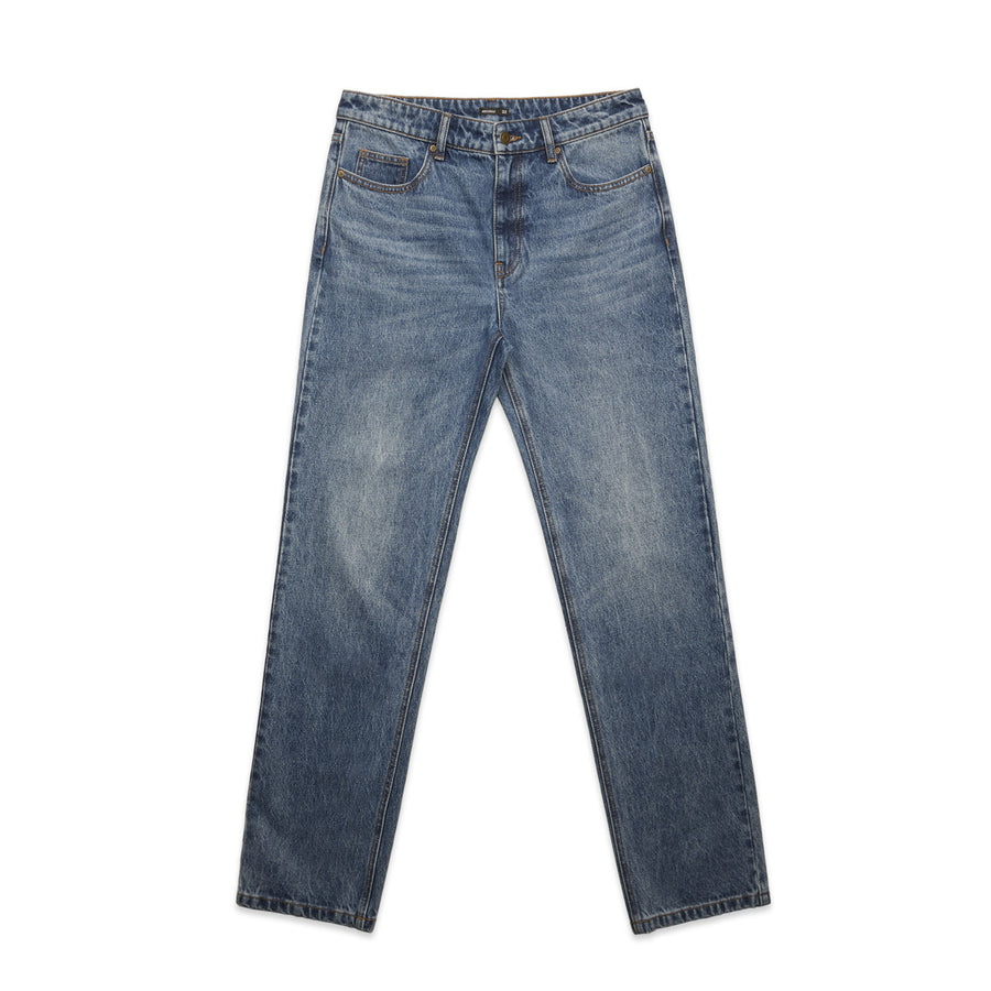 5830 straight jean washed blue