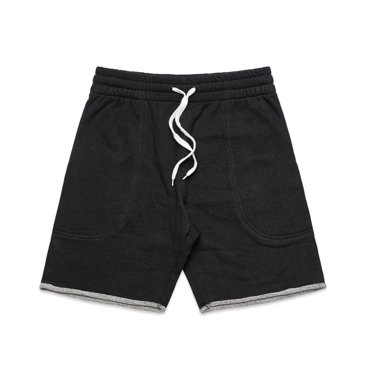 5905 track shorts black marle