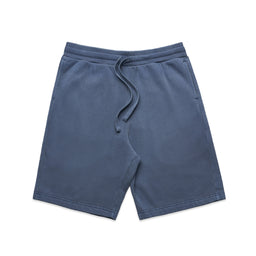 5916f faded stadium shorts faded blue