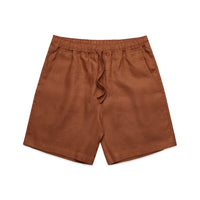 5919 linen shorts clay