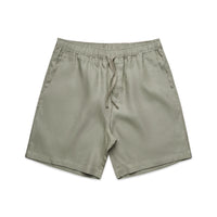 5919 linen shorts eucalyptus