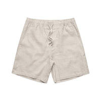 5919 linen shorts natural