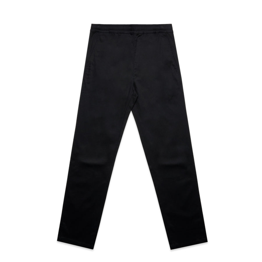 5935 straight elastic pants black