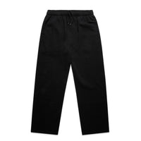 5942 relax cuffless trackpants black