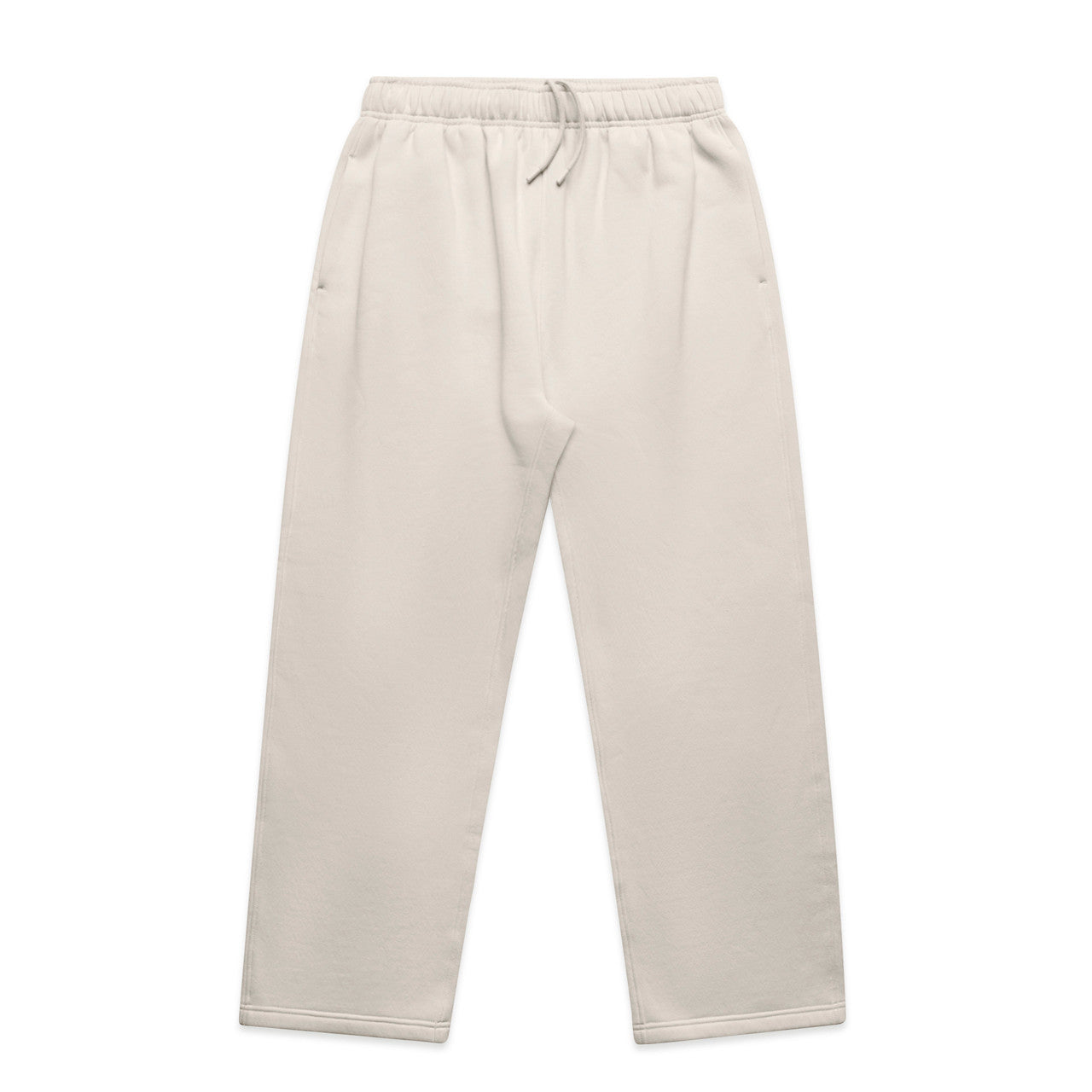 5942 relax cuffless trackpants bone