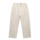 5942 relax cuffless trackpants bone