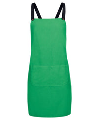 JB's CROSS BACK CANVAS APRON (WITHOUT STRAP) BLACK