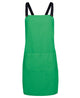 JB's CROSS BACK CANVAS APRON (WITHOUT STRAP) BLACK