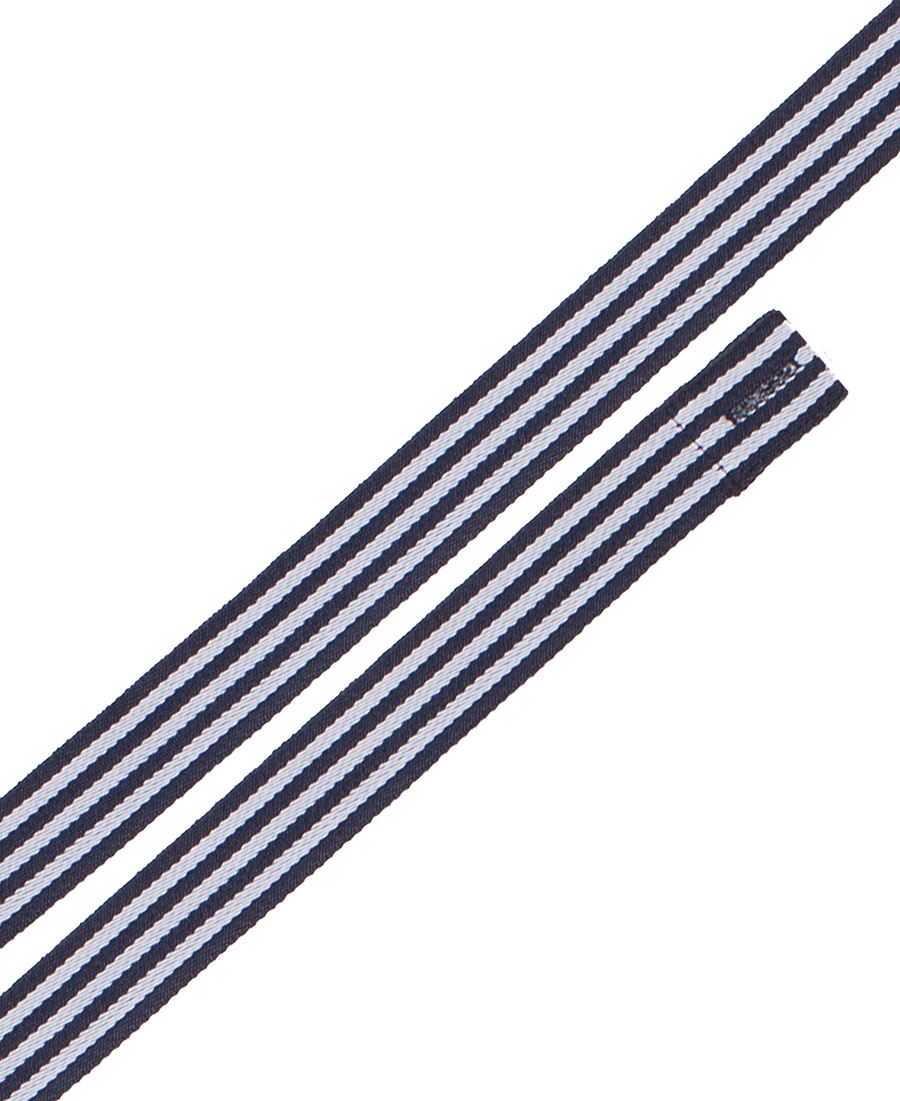 JB's CHANGEABLE YARN DYED CROSS BACK APRON STRAP BLACK/WHITE