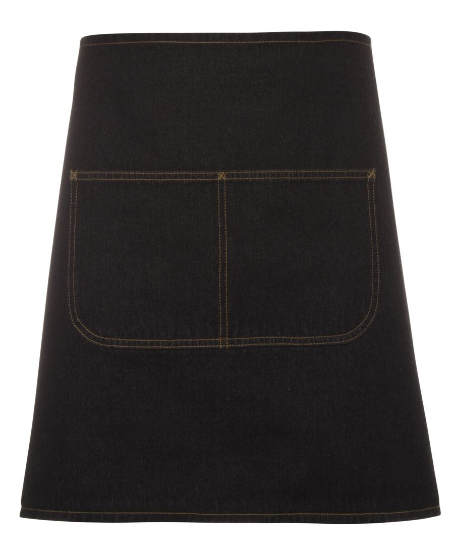JB's WAIST DENIM APRON (INCLUDING STRAP) BLACK