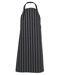 JB's BIB STRIPED APRON BLACK/WHITE