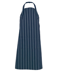 JB's BIB STRIPED APRON BLACK/WHITE