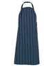 JB's BIB STRIPED APRON BLACK/WHITE
