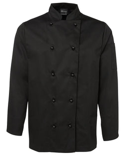 JB's L/S CHEFS JACKET BLACK-2XS