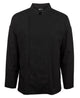 JB's L/S SNAP BUTTON CHEFS JACKET BLACK-3XS