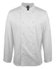 JB's L/S SNAP BUTTON CHEFS JACKET BLACK-3XS