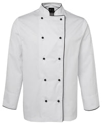 JB's L/S CHEFS JACKET BLACK-2XS