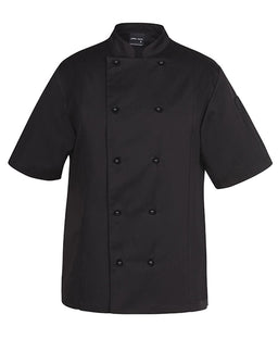 JB's S/S VENTED CHEF'S JACKET BLACK - 2XS