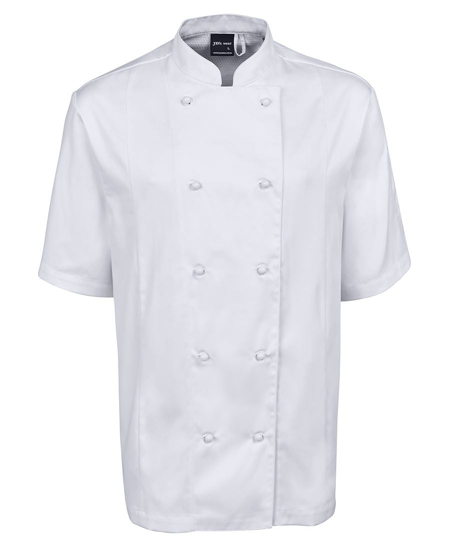 JB's S/S VENTED CHEF'S JACKET BLACK - 2XS