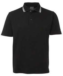 JB's CHEF POLO BLACK/WHITE -S