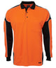 JB's HV 4602.1 L/S ARM PANEL POLO LIME/BLACK-2XS