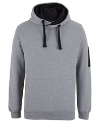 JB's 350 TRADE HOODIE CHARCOAL MARLE/BLACK - 2XS