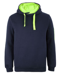 JB's 350 TRADE HOODIE CHARCOAL MARLE/BLACK - 2XS