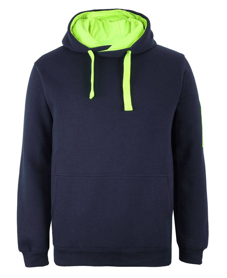 JB's 350 TRADE HOODIE CHARCOAL MARLE/BLACK - 2XS