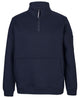 JB's 350 PREMIUM TRADE 1/2 ZIP FLEECE CHAR MARLE/BLACK-2XS